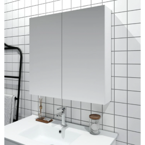 PVC 750 Gloss White Shaving Cabinet